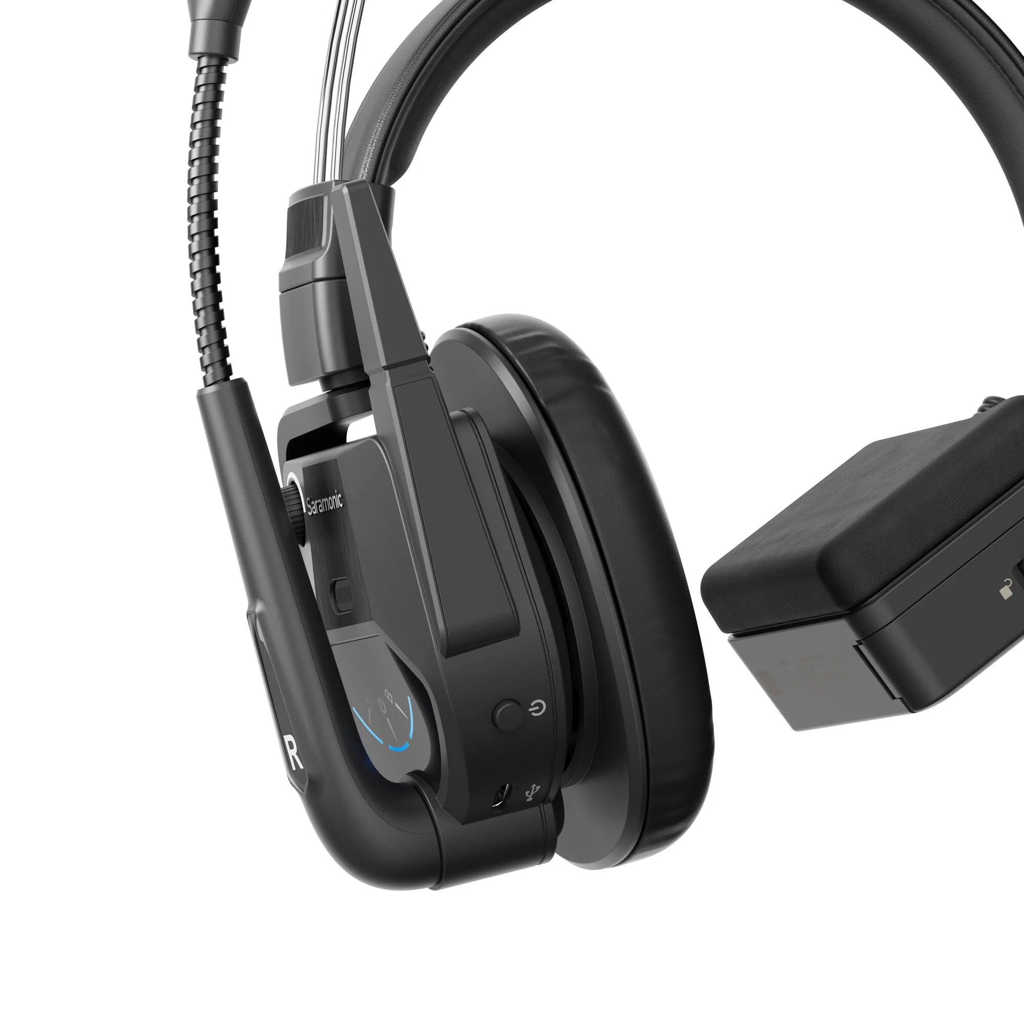 Saramonic WiTalk9-3S 3-Person Full-Duplex Wireless Intercom System with Single-Ear Headsets (1.9 GHz) - Image 4