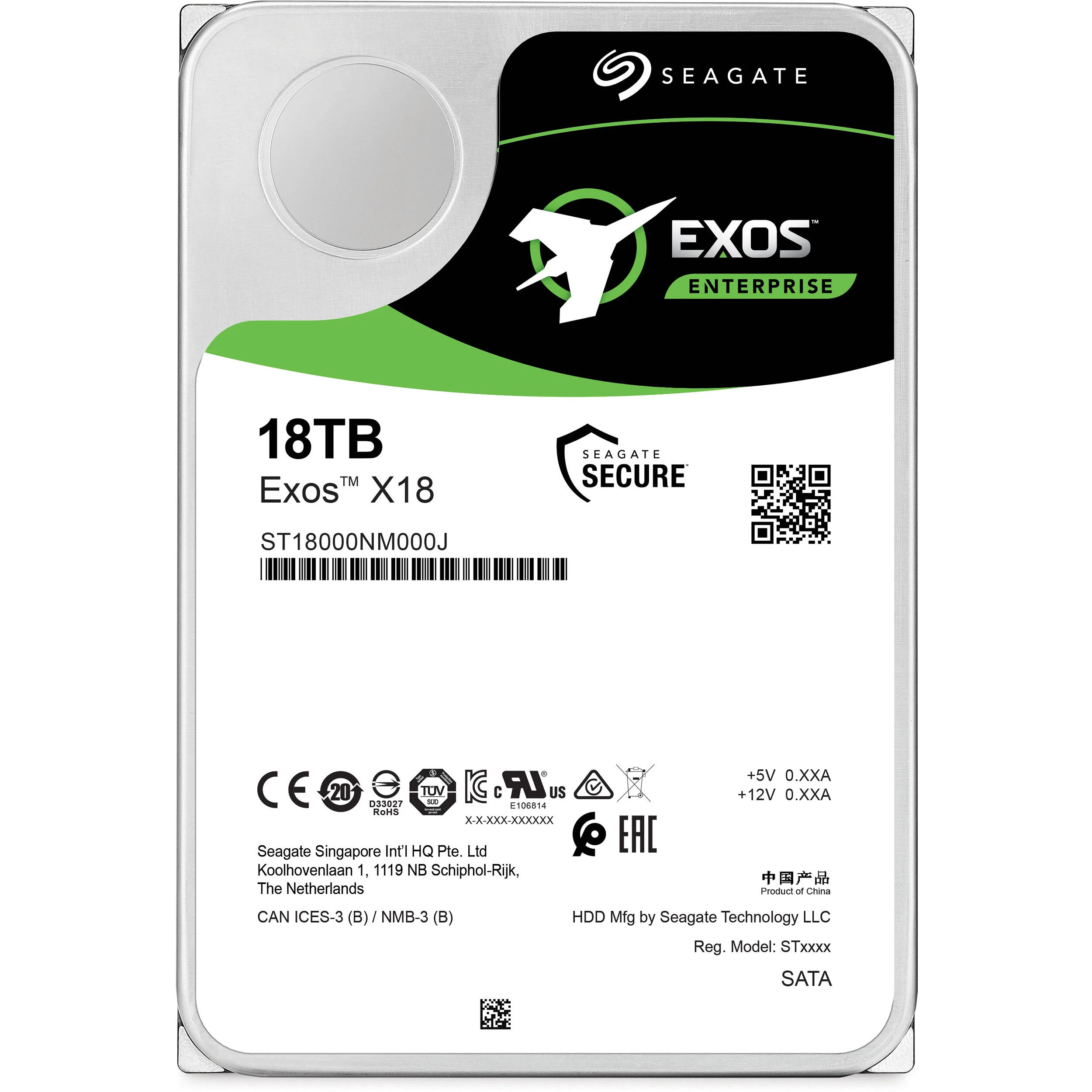 Seagate 18TB Exos X18 7200 rpm SAS III 3.5" Internal HDD - Image 2