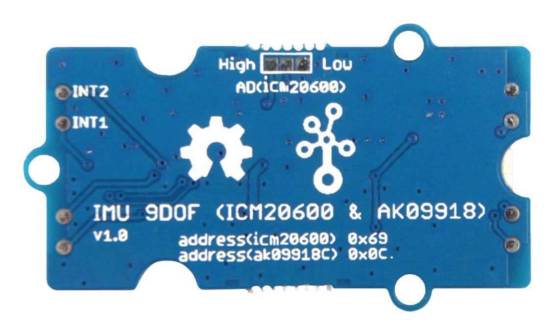 Seeed Studio 101020585 IMU 9DOF Board ICM20600+AK09918 3.3V / 5V Arduino - Image 3
