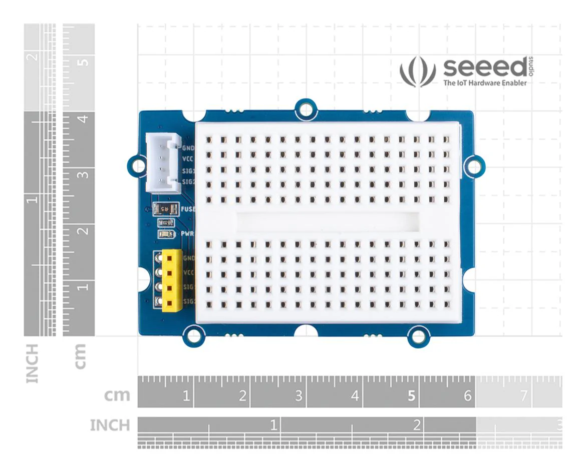 Seeed Studio 103020232 Breadboard With Cable &amp; 4 Pin Header 35mm x 47mm 8.5mm - Image 6
