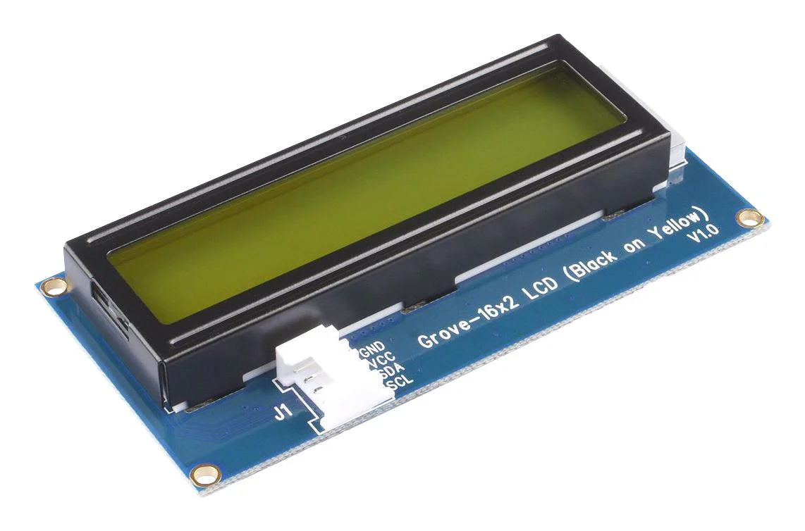Seeed Studio 104020113 LCD&nbsp;Board Cable 16x2 Black on Yellow Arduino Raspberry Pi &amp; Ardupy Board - Image 2