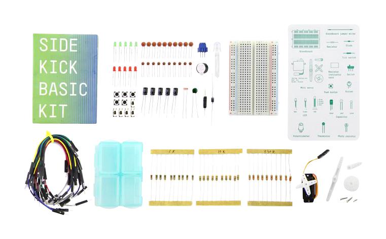 Seeed Studio 110060025 110060025 Evaluation Kit Sidekick Basic Breadboard Thermistor Switch Capacitor Resistor Diode Buzzer New - Image 3