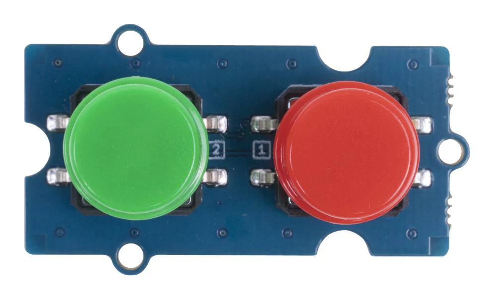 Seeed Studio 111020103 Dual Button Module With Keycaps &amp; Cable 3V to 5V Arduino Raspberry Pi Board - Image 3