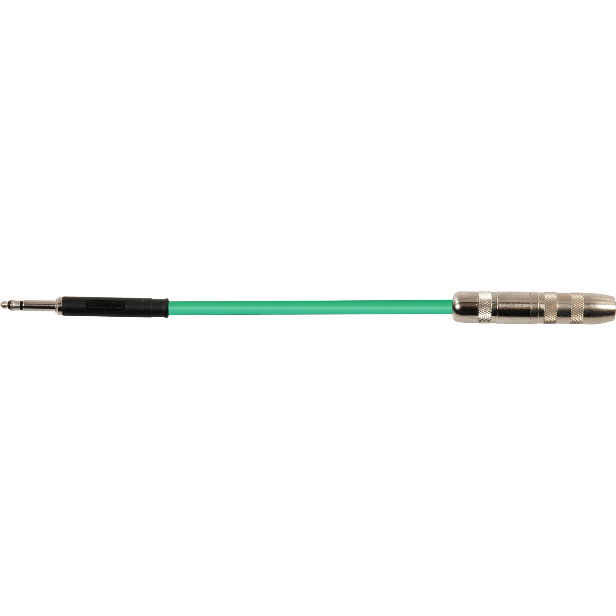 Sescom Bantam TT Male to 1/4" TS Female Patch Adapter Cable (6", Green)