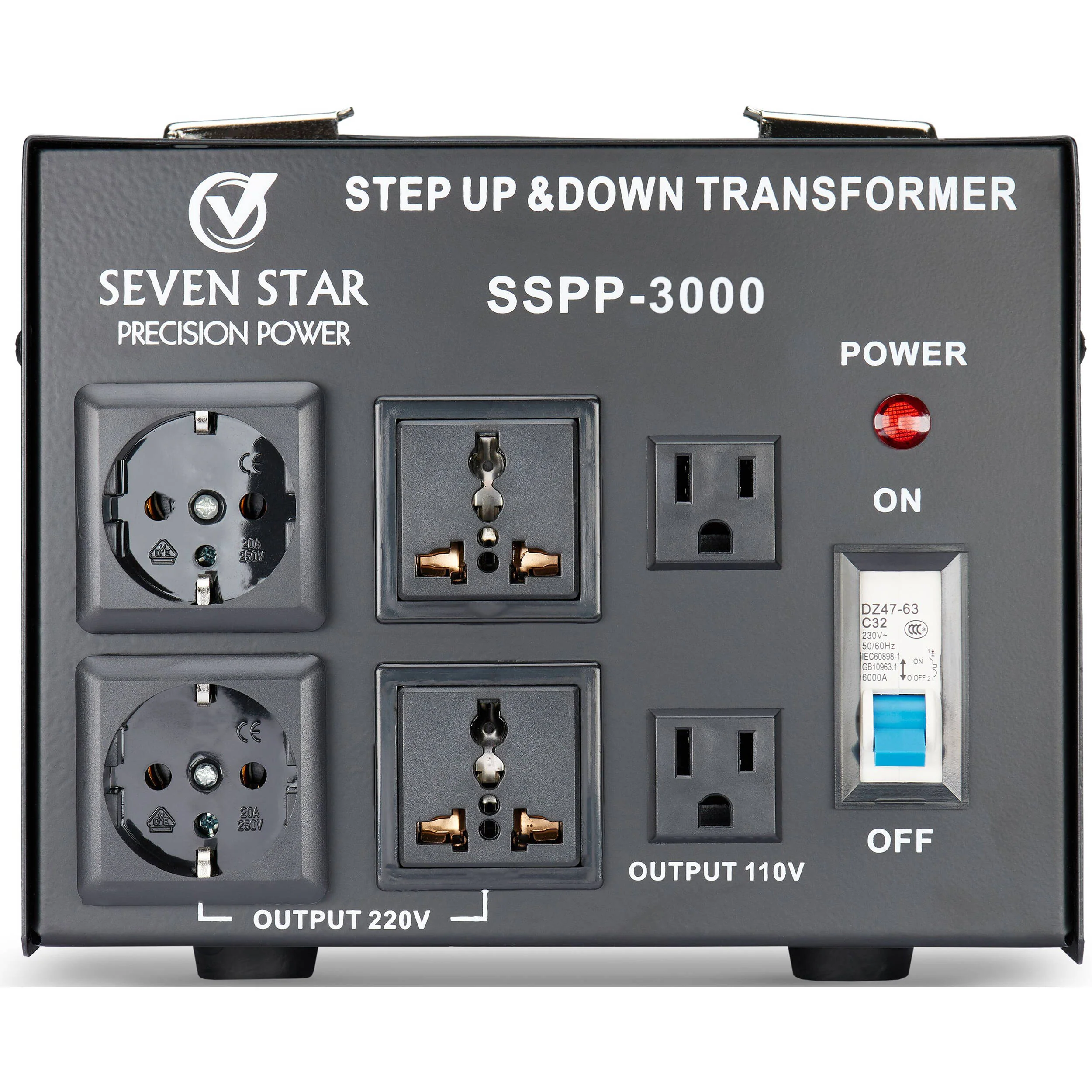 Sevenstar Precision Power 3000W Step Up/Down Voltage Transformer - Image 2