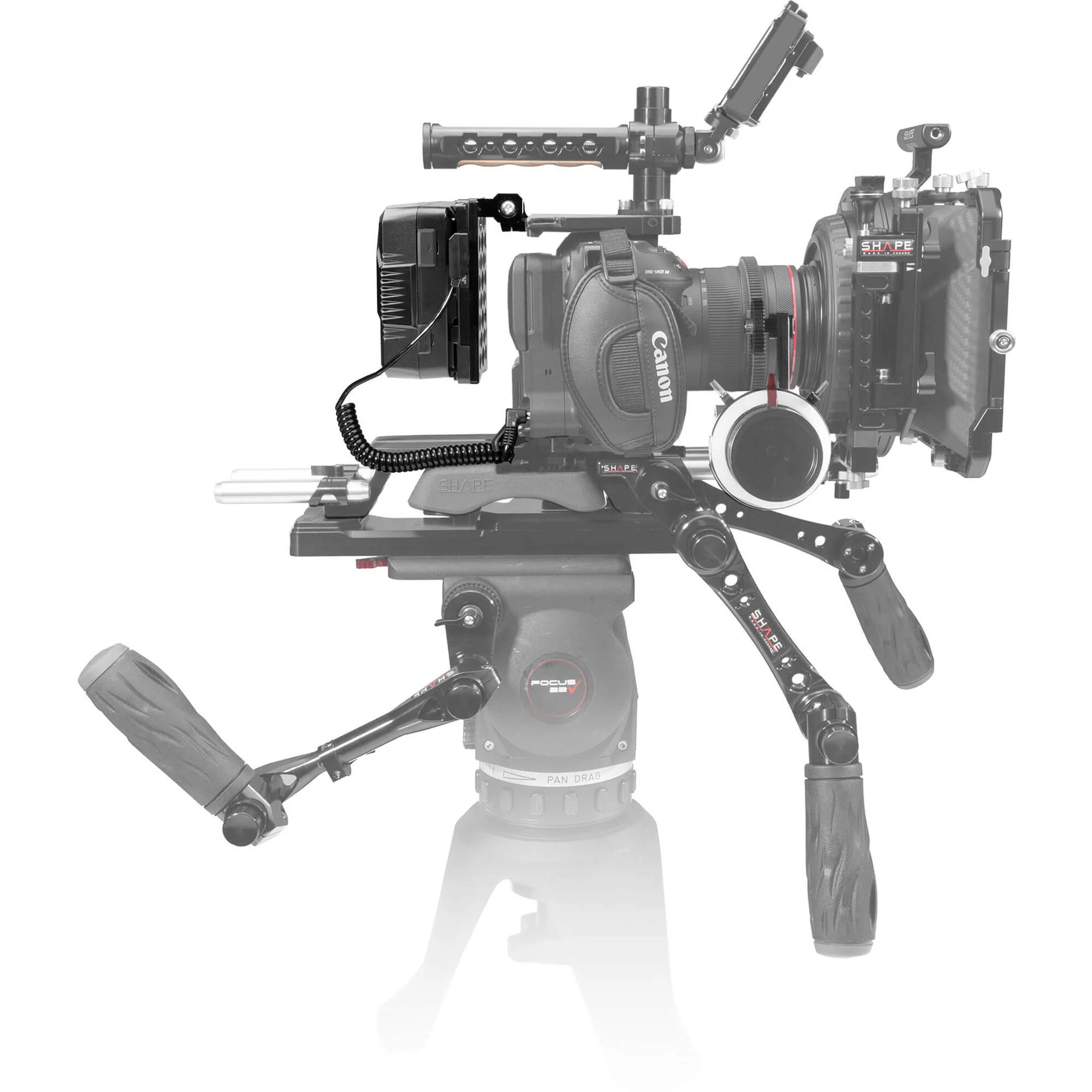 SHAPE Pivoting Battery Plate for Canon C70 (V-Mount) - Image 4