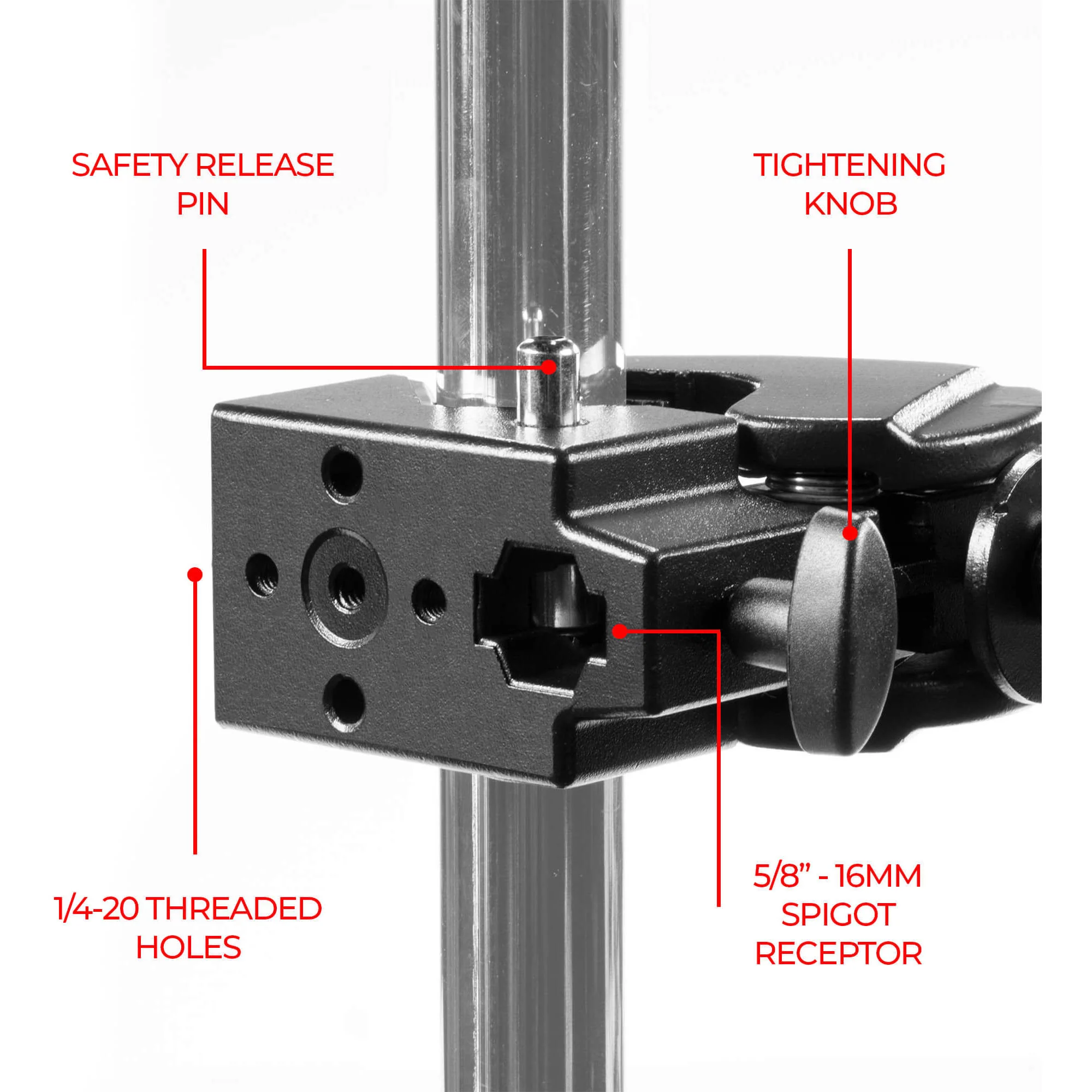 SHAPE Super Clamp with Adjustable Handle (Black ) - Image 4