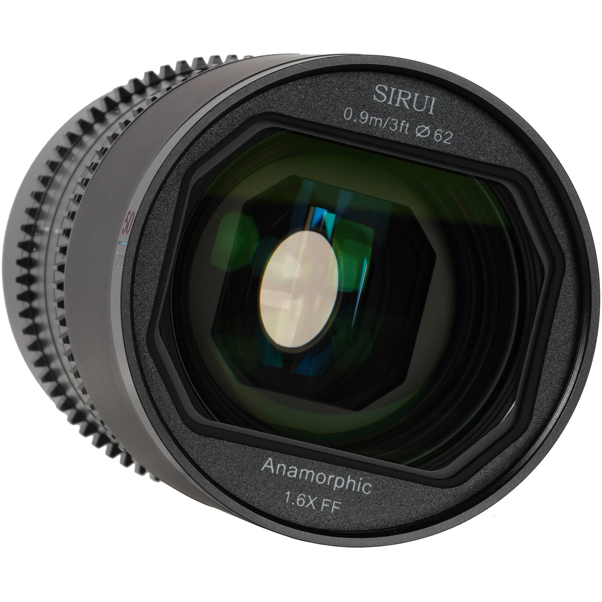 Sirui Saturn 50mm T2.9 1.6x Carbon Fiber Full-Frame Anamorphic Lens (Leica L, Blue Flare) - Image 6