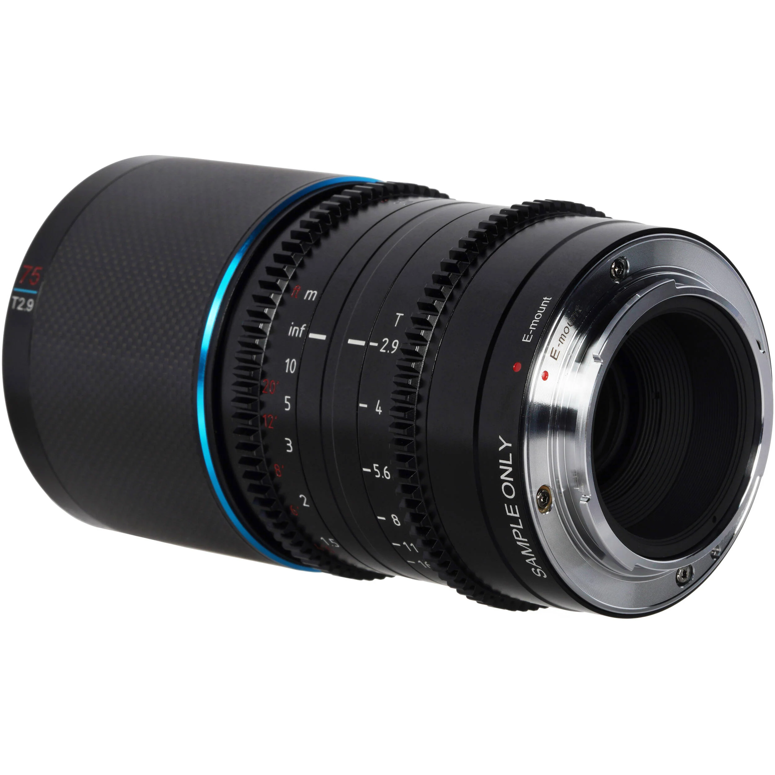 Sirui Saturn 75mm T2.9 1.6x Carbon Fiber Full-Frame Anamorphic Lens (FUJIFILM X, Neutral Flare) - Image 5