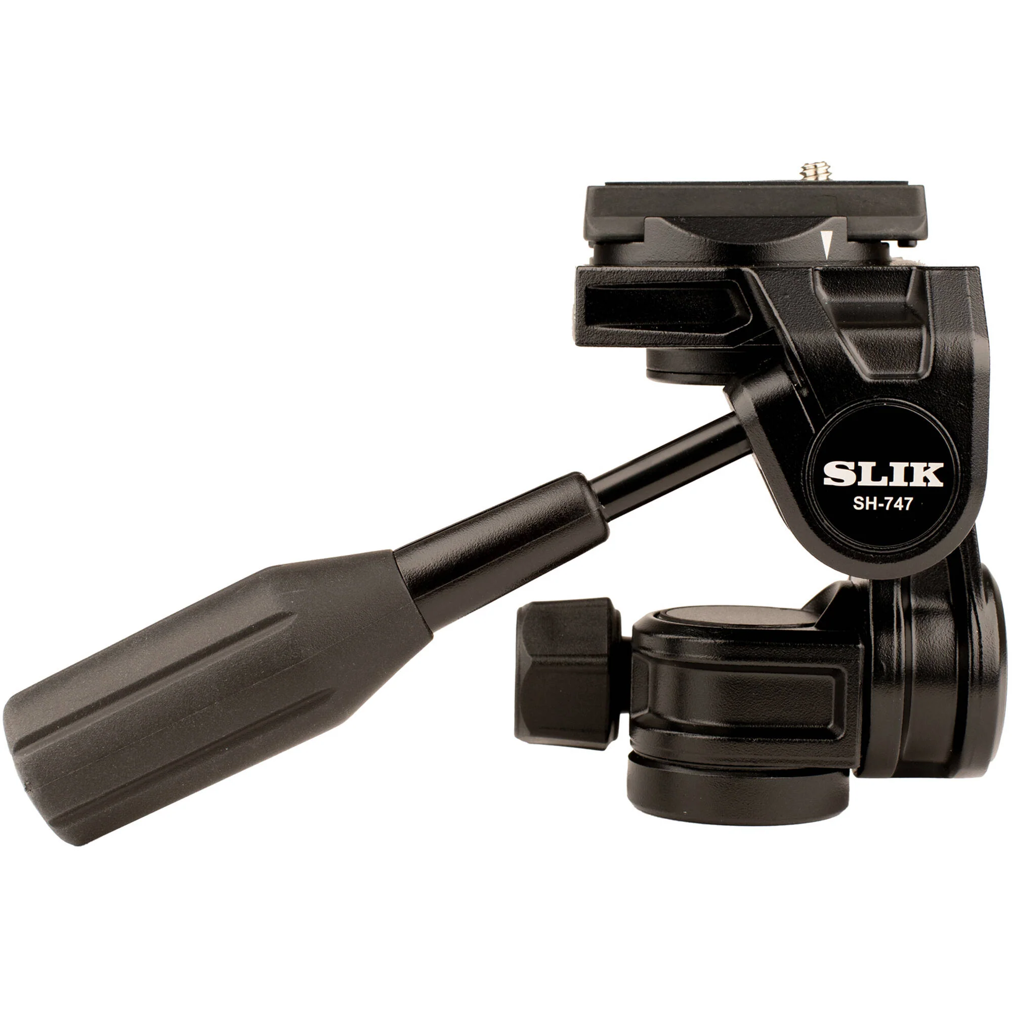 Slik Pro AL-324-3W Aluminum 4-Section Tripod with Arca-Type 3-Way Pan-Tilt Head - Image 6