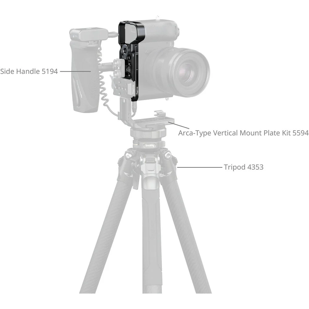 SmallRig Baseplate with AirTag Slot for Sony a7C II and a7CR (Black) - Image 6