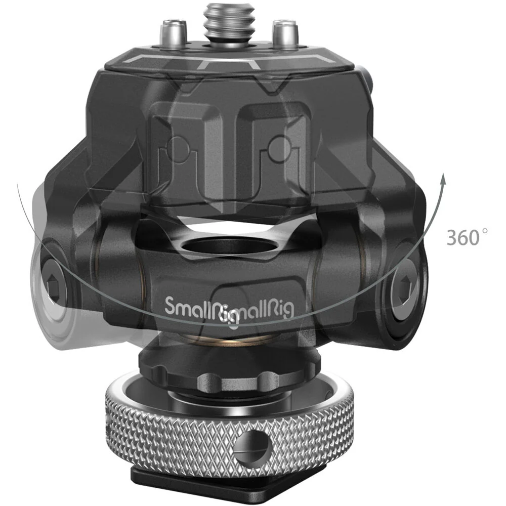 SmallRig Drop-In Hawklock Mini Quick Release Monitor Mount with Shoe Adapter - Image 6