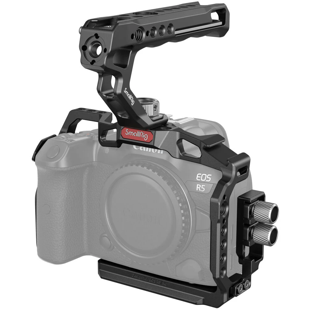 SmallRig Handheld Cage Kit with HDMI/Micro-HDMI Adapter Cable for Canon EOS R5/R6/R5 C - Image 2