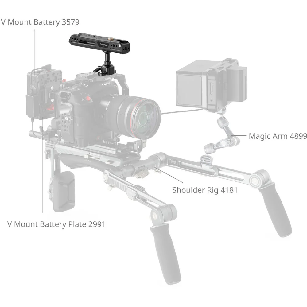 SmallRig Rotating Top Handle with NATO Clamp - Image 7