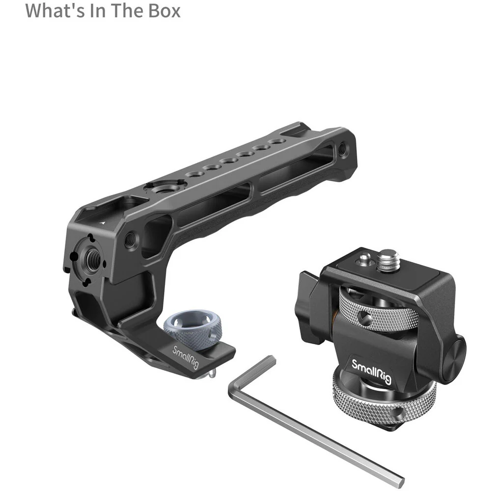 SmallRig Top Handle with Monitor Support Kit (Shoe Adapter) - Image 3