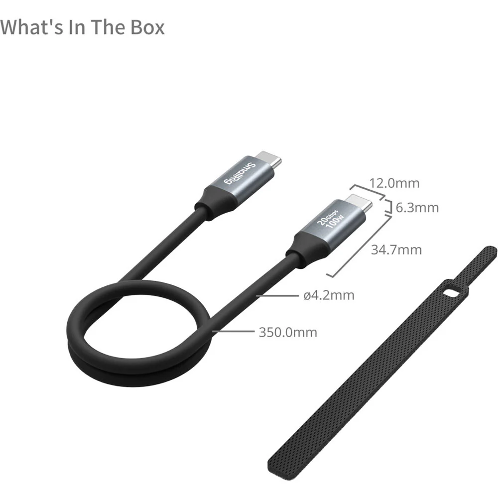SmallRig USB-C Cable (13.8") - Image 5