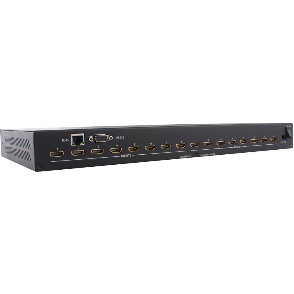 Smart-AVI HDR-8X8-PLUS-S 4K 8x8 HDMI Matrix Switch with IR Remote - Image 3