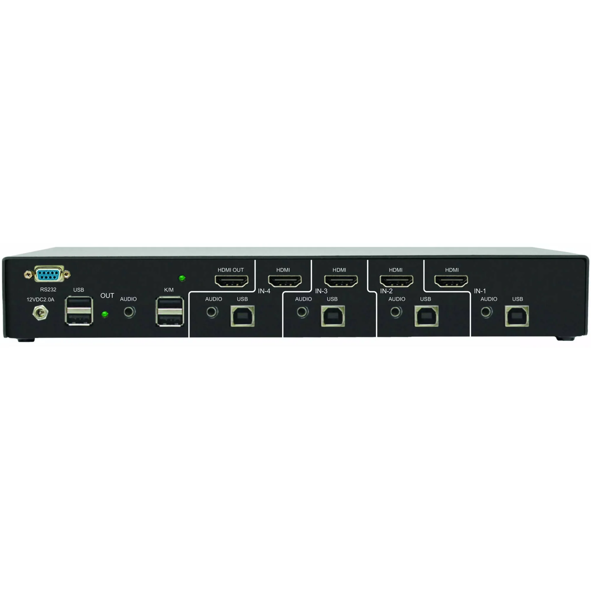 Smart-AVI SM-UHN-4S 4-Port, Single-Head 4K HDMI KVM Switch - Image 3