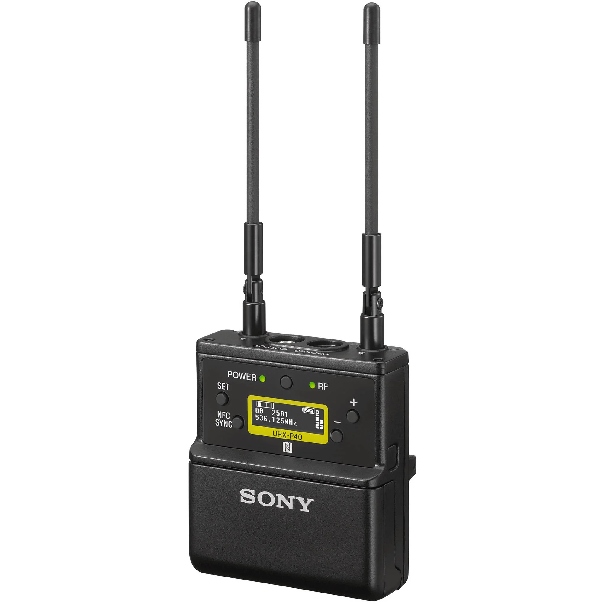 Sony URX-P40 Camera-Mount Wireless Receiver (UC25: 536 to 608 MHz) - Image 5