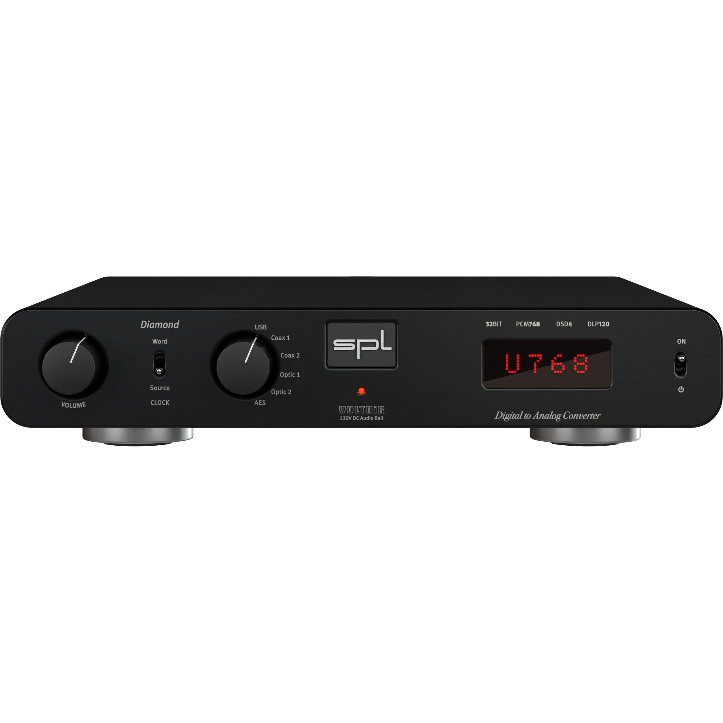 SPL Diamond Desktop DAC and Preamplifier (Black) - Image 2
