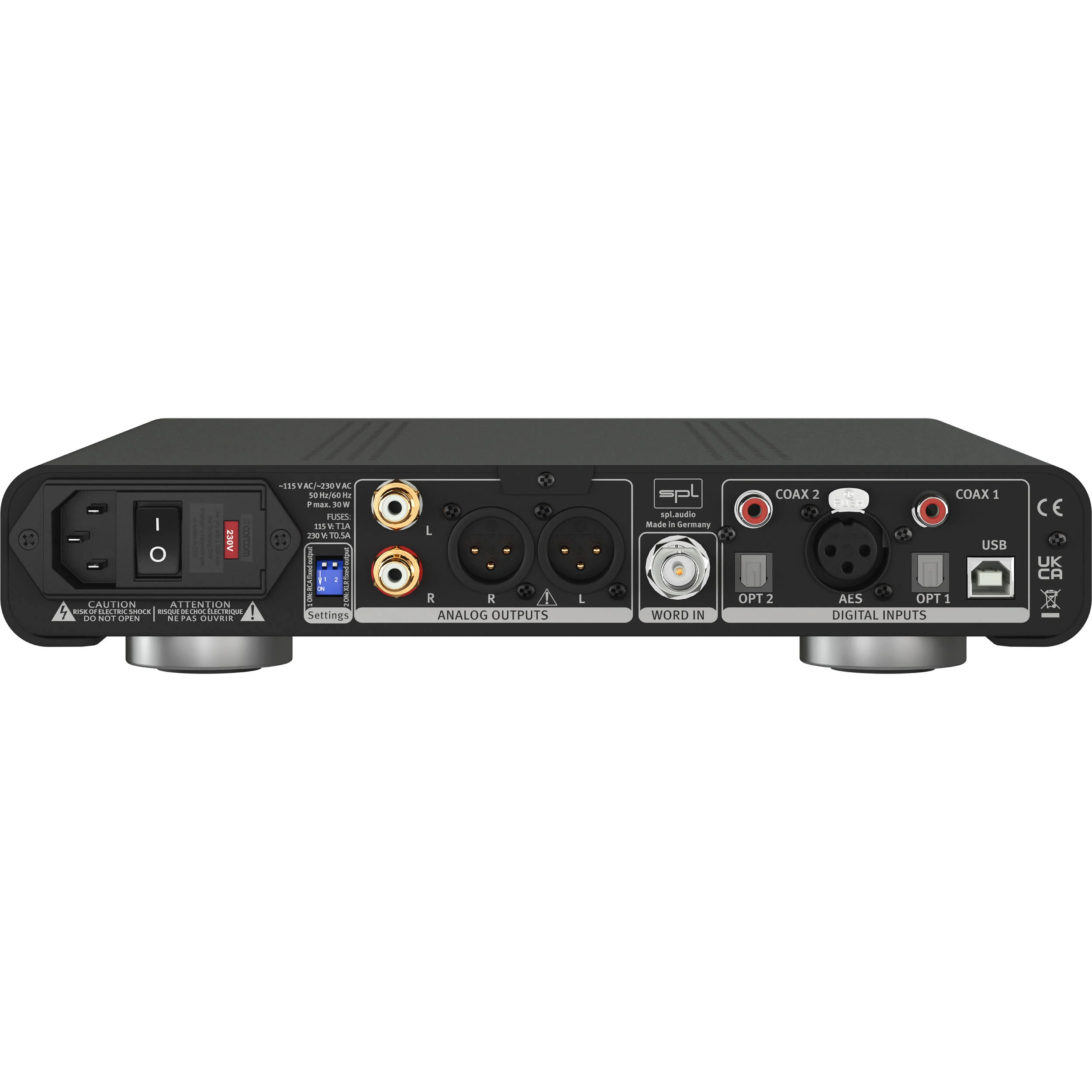 SPL Diamond Desktop DAC and Preamplifier (Silver) - Image 3