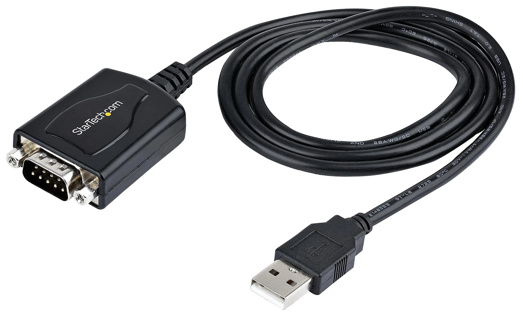 Startech 1P3FPC-USB-SERIAL 1P3FPC-USB-SERIAL Smart Cable Assembly USB to RS232 Converter D Sub 9 Position Plug 921.6 Kbps PL2303RA Chip - Image 4
