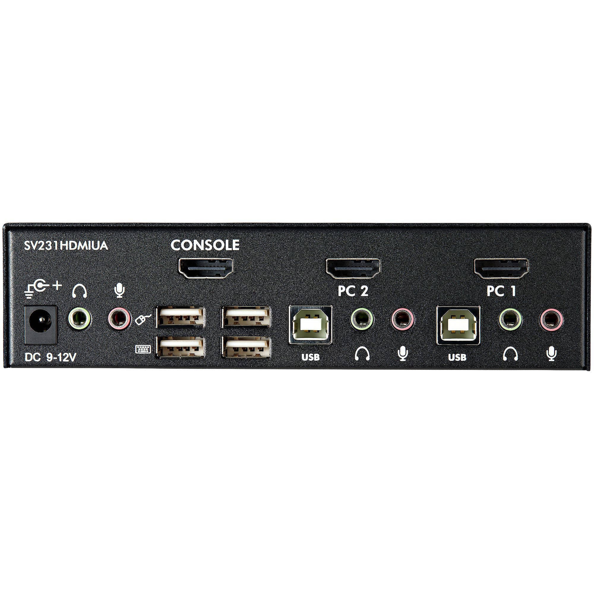 StarTech 2-Port USB HDMI KVM Switch with Audio and USB 2.0 Hub - Image 4