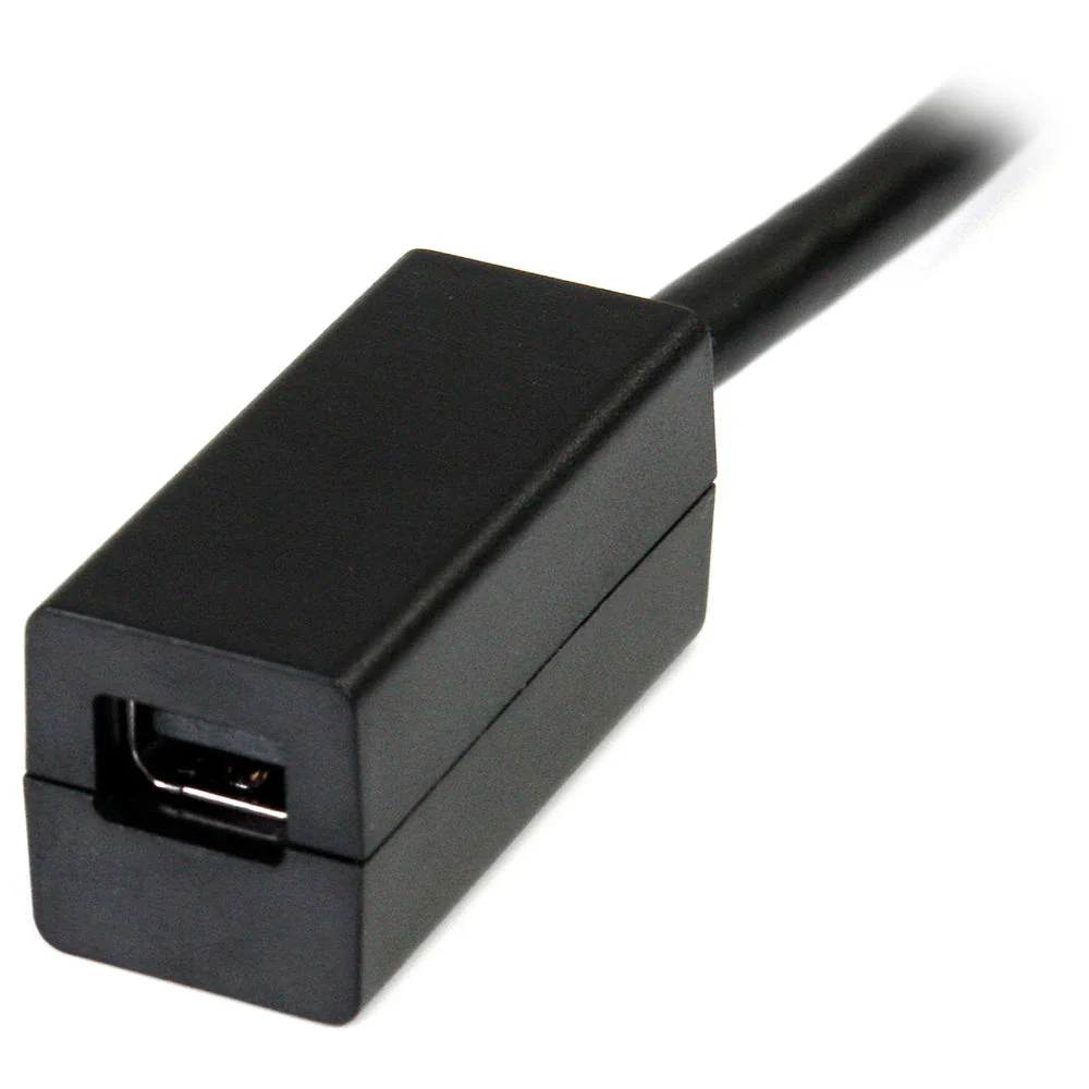 StarTech 6" DisplayPort to Mini DisplayPort Video Cable Adapter (Black) - Image 3