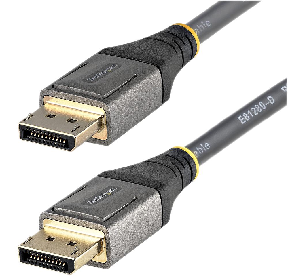 Startech DP14VMM3M DP14VMM3M Audio / Video Cable Assembly Displayport Plug 9.8 ft 3 m Black Grey