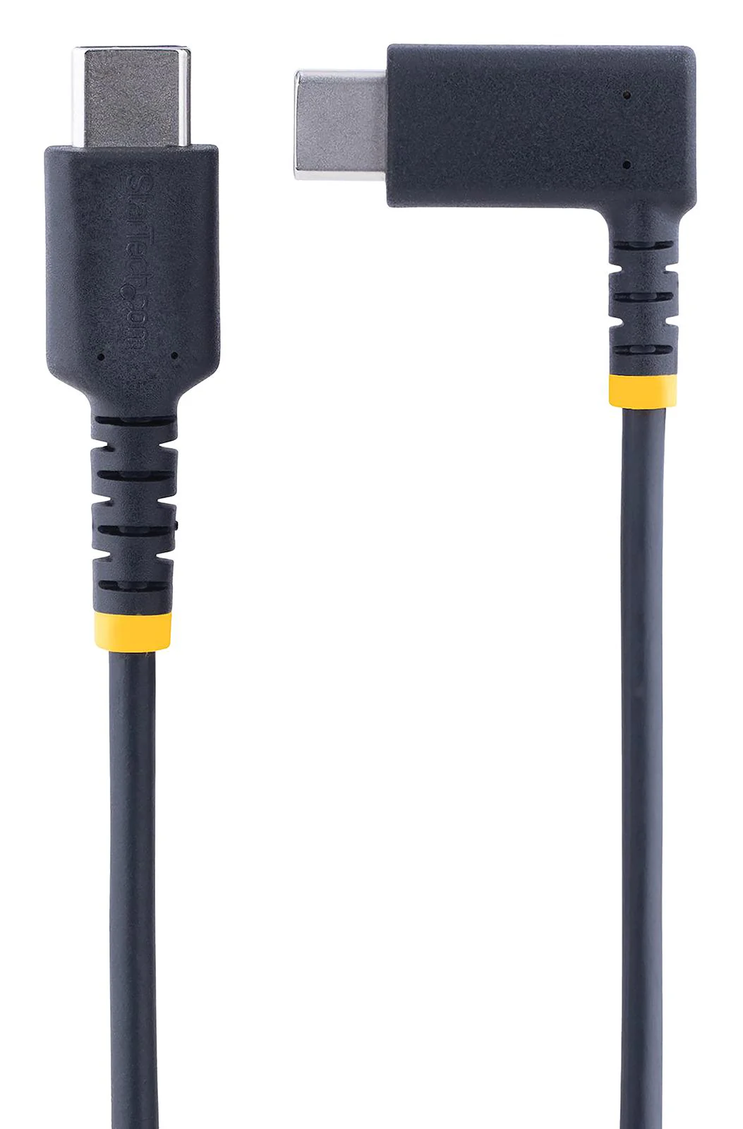 Startech R2CCR-15C-USB-CABLE R2CCR-15C-USB-CABLE USB Cable Type C Plug to 90&deg; 150 mm 5.9 " 2.0 Black - Image 2
