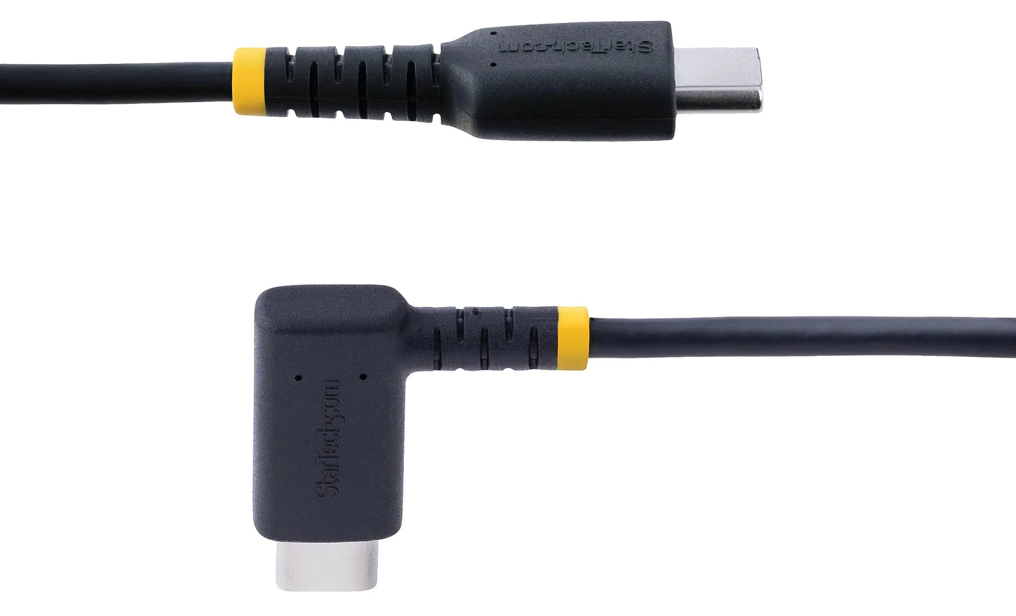 Startech R2CCR-15C-USB-CABLE R2CCR-15C-USB-CABLE USB Cable Type C Plug to 90&deg; 150 mm 5.9 " 2.0 Black - Image 3