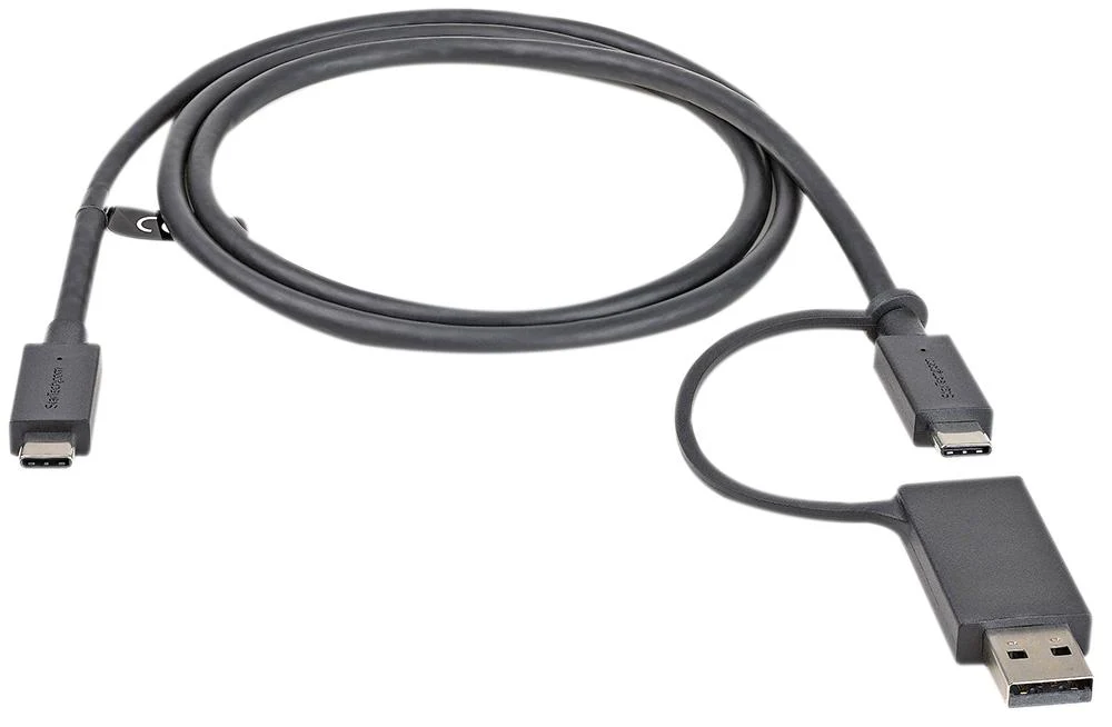 STARTECH USBCCADP USB Cable, Type C Plug to Type C Plug, 1 m, 3.3 ft, USB 3.2, Black - Image 3