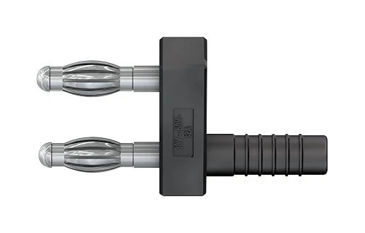 Staubli 20.1010-21 20.1010-21 Banana Test Connector 4mm Bridging Link Plug 32 A 60 VDC Nickel Plated Contacts Black - Image 3
