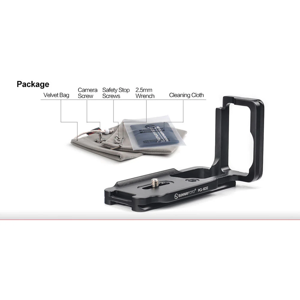 Sunwayfoto Dedicated L-Plate for Canon 6D Mark II - Image 9