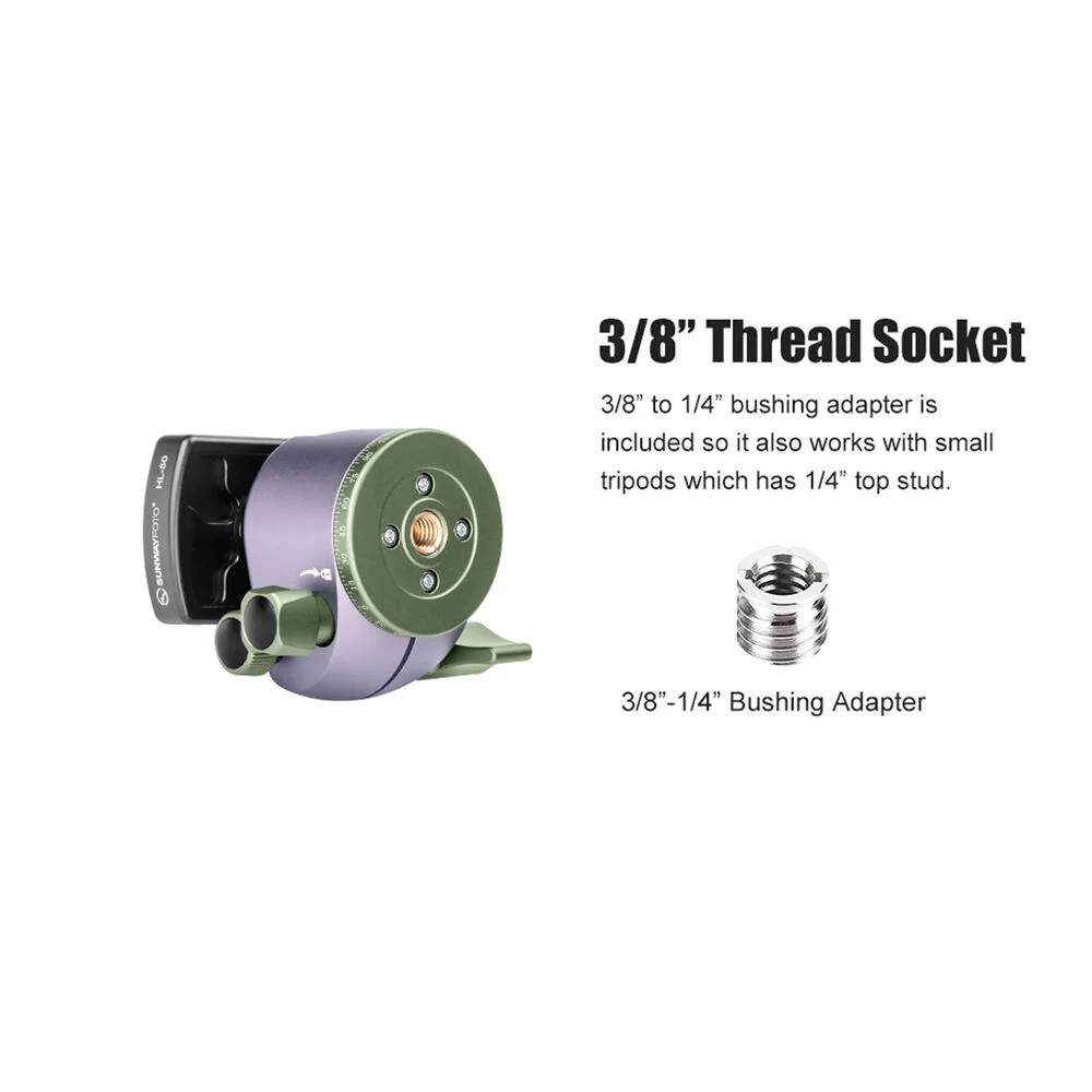 Sunwayfoto TH-40S Low-Profile High Locking-Strength Ball Head - Image 5