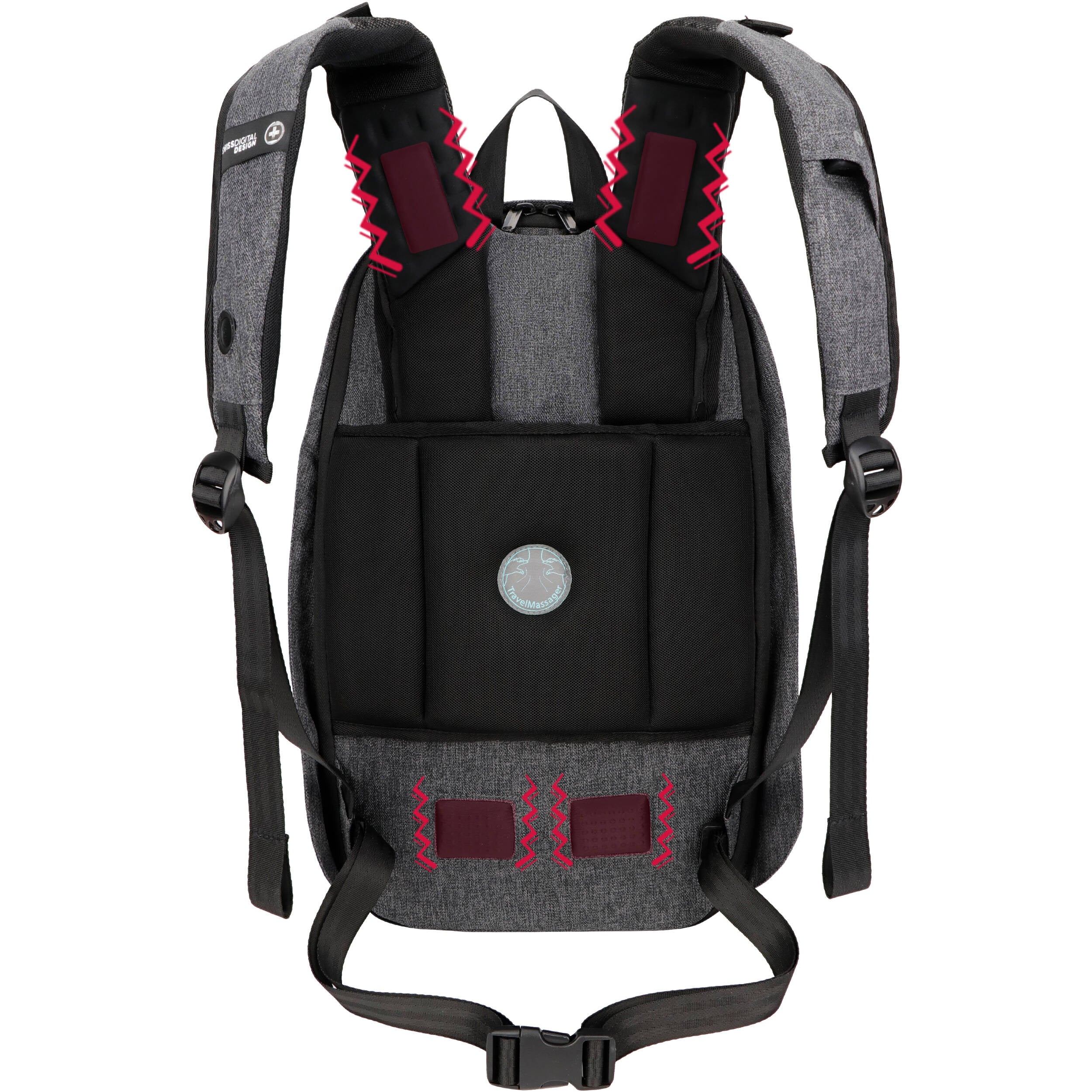 Swissdigital Cosmo 3.0 Massage Travel Backpack - Image 6