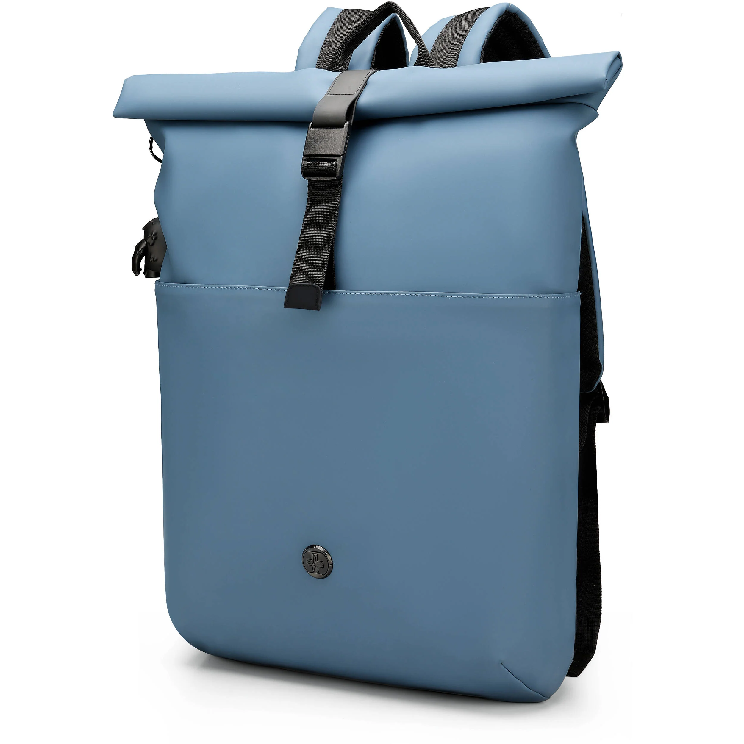Swissdigital LAMONE Rolltop Backpack (Dark Blue, 13L) - Image 3