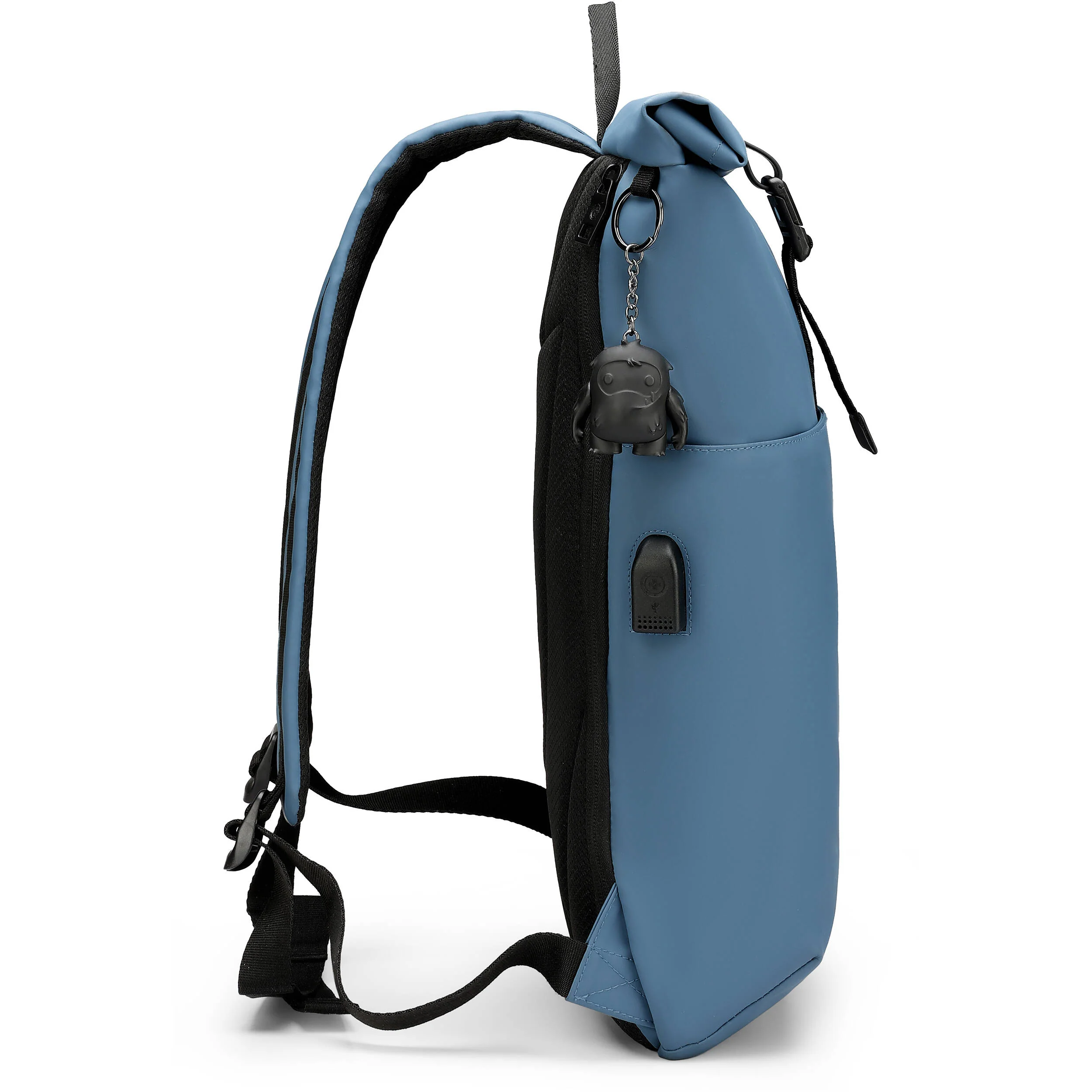Swissdigital LAMONE Rolltop Backpack (Dark Blue, 13L) - Image 6