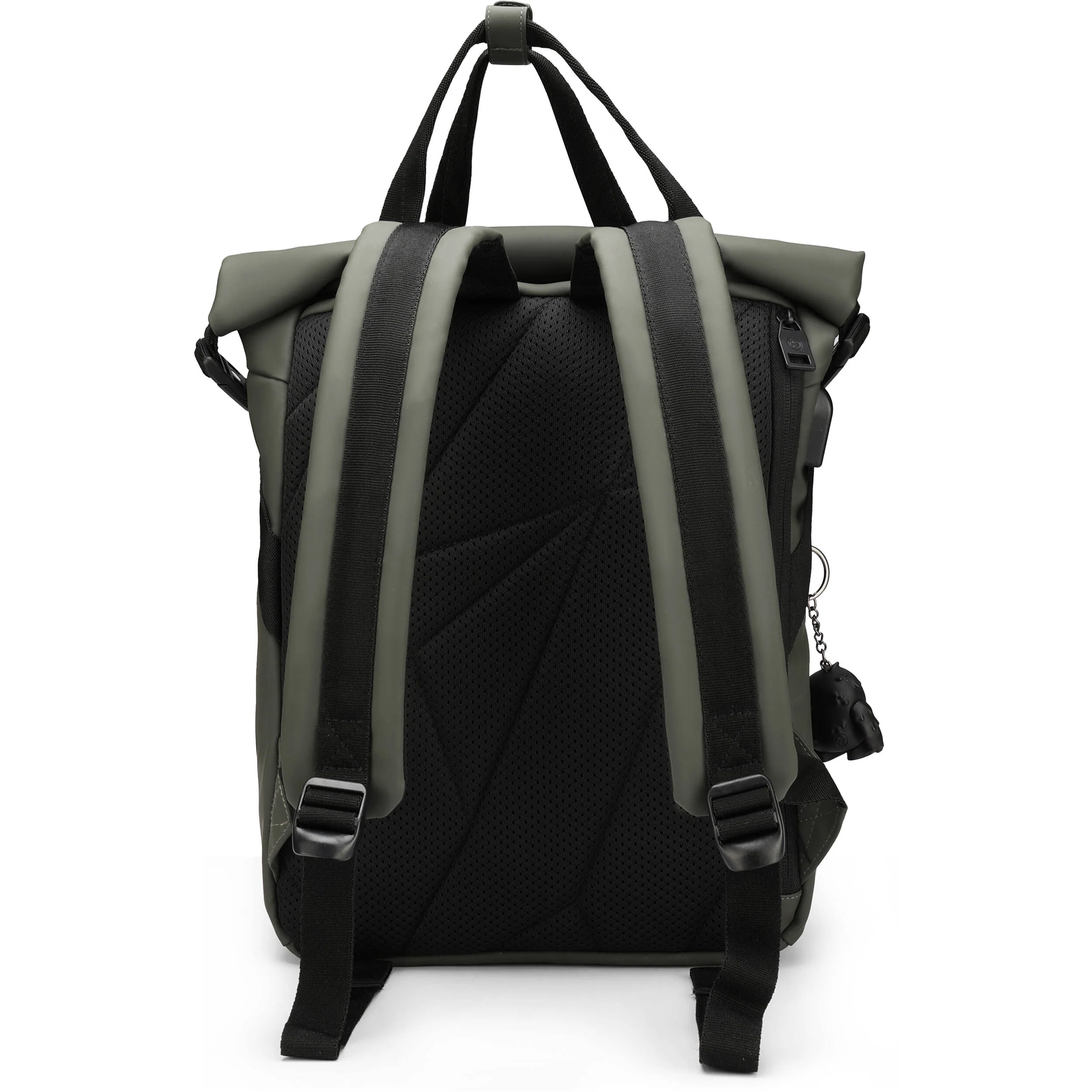 Swissdigital LAMONE Rolltop Backpack (Dark Green, 13L) - Image 5