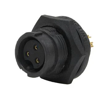 SWITCHCRAFT/CONXALL EN3P3FPX CIR CONN, WEATHERTIGHT, RCPT, 3P, PANEL