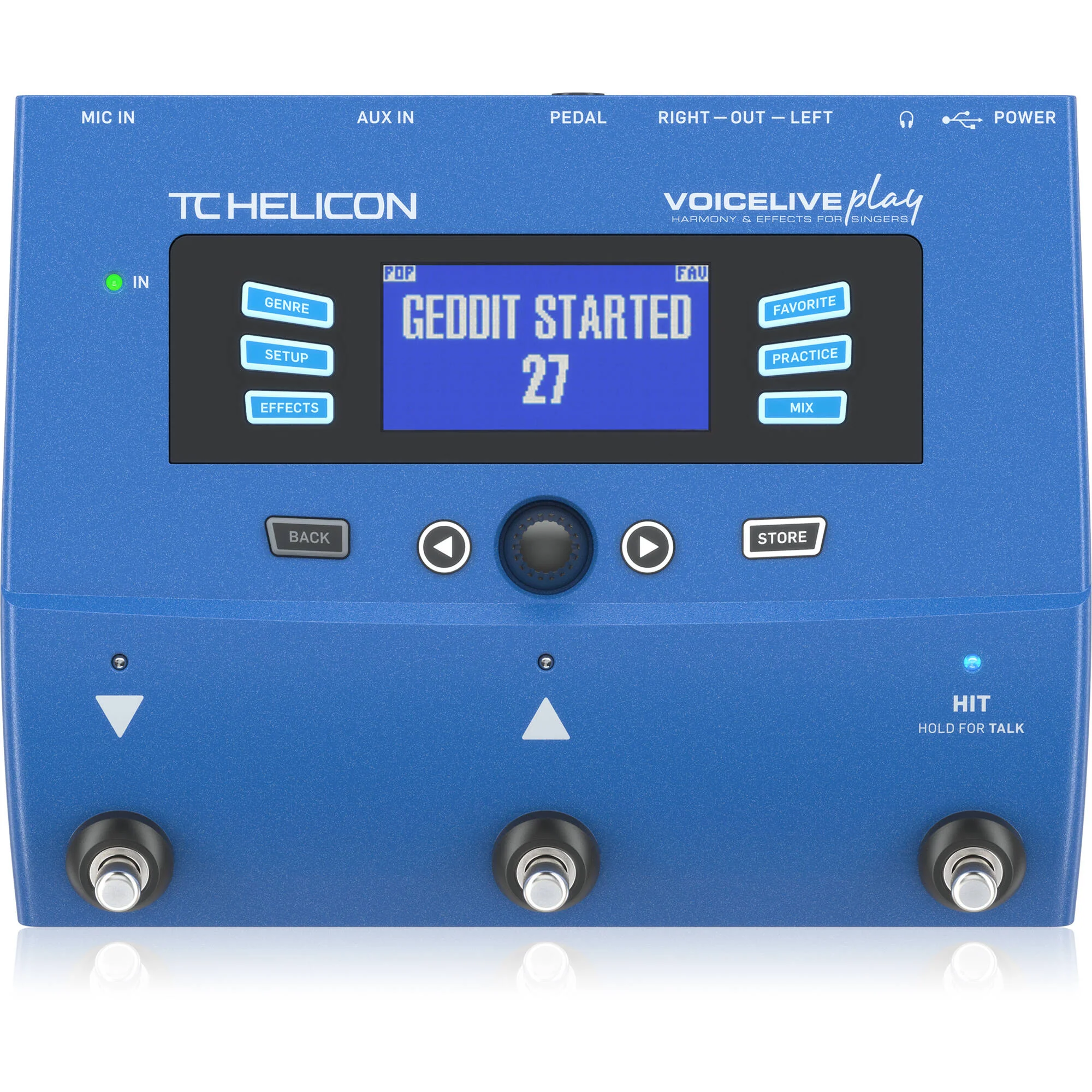 TC-Helicon VoiceLive Play Vocal FX and Looper Pedal - Image 2