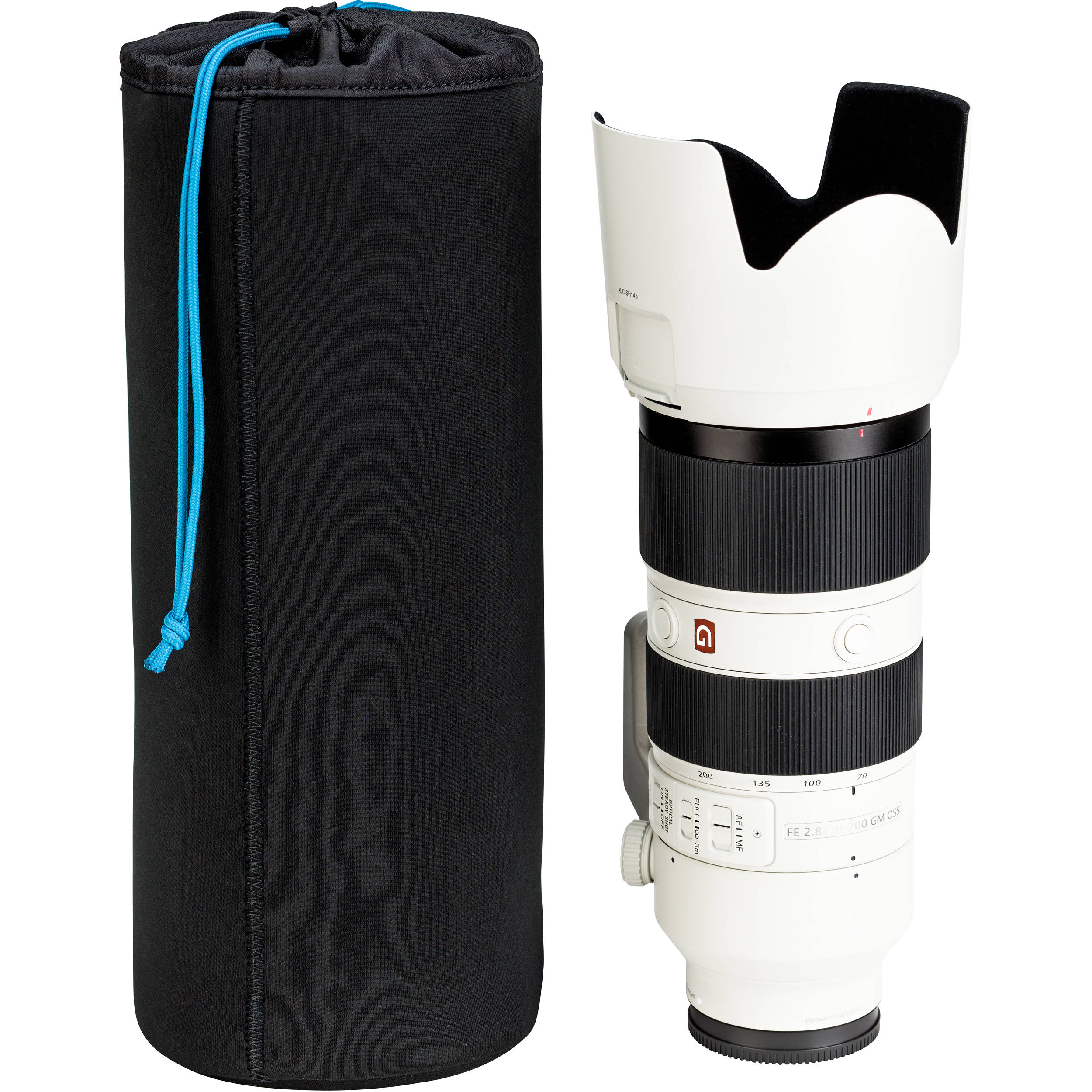 Tenba Soft Neoprene Lens Pouch (Black, 12 x 5") - Image 13