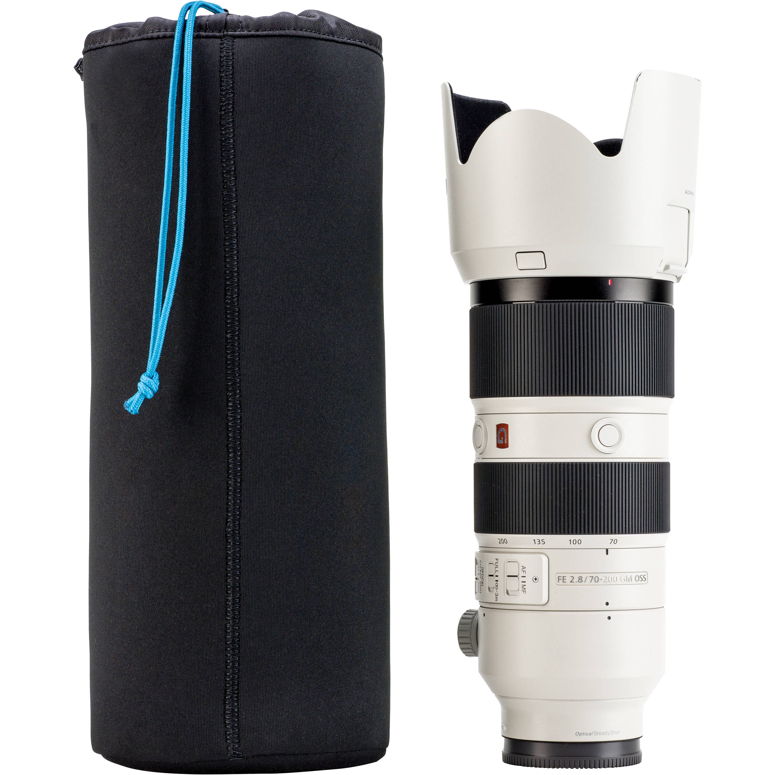 Tenba Soft Neoprene Lens Pouch (Black, 12 x 5") - Image 14