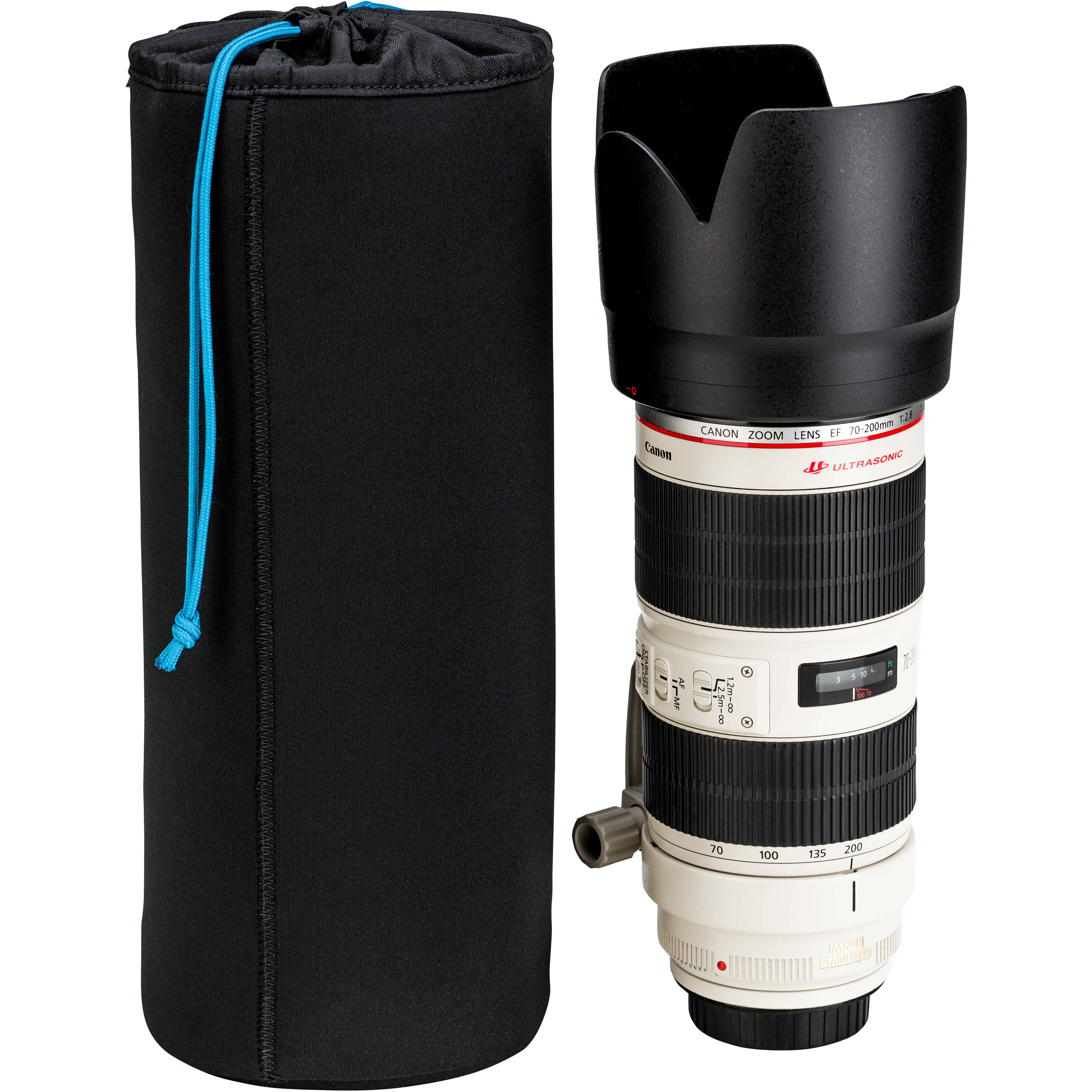 Tenba Soft Neoprene Lens Pouch (Black, 12 x 5") - Image 9