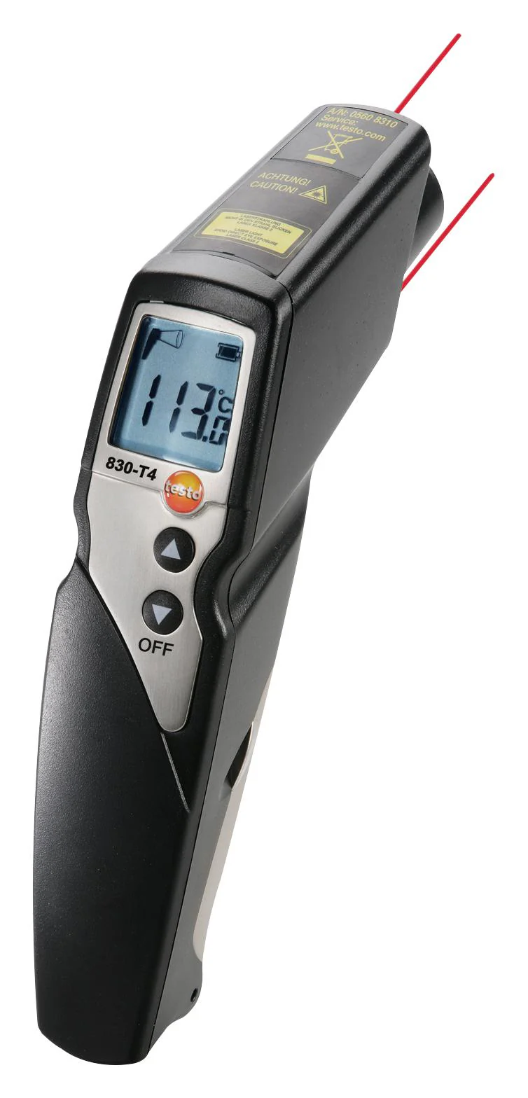 Testo 0560 8314 0560 8314 IR / Infrared Thermometer -30&deg;C to +400&deg;C 1 % -20 &deg;C 50 - 830 - Image 2