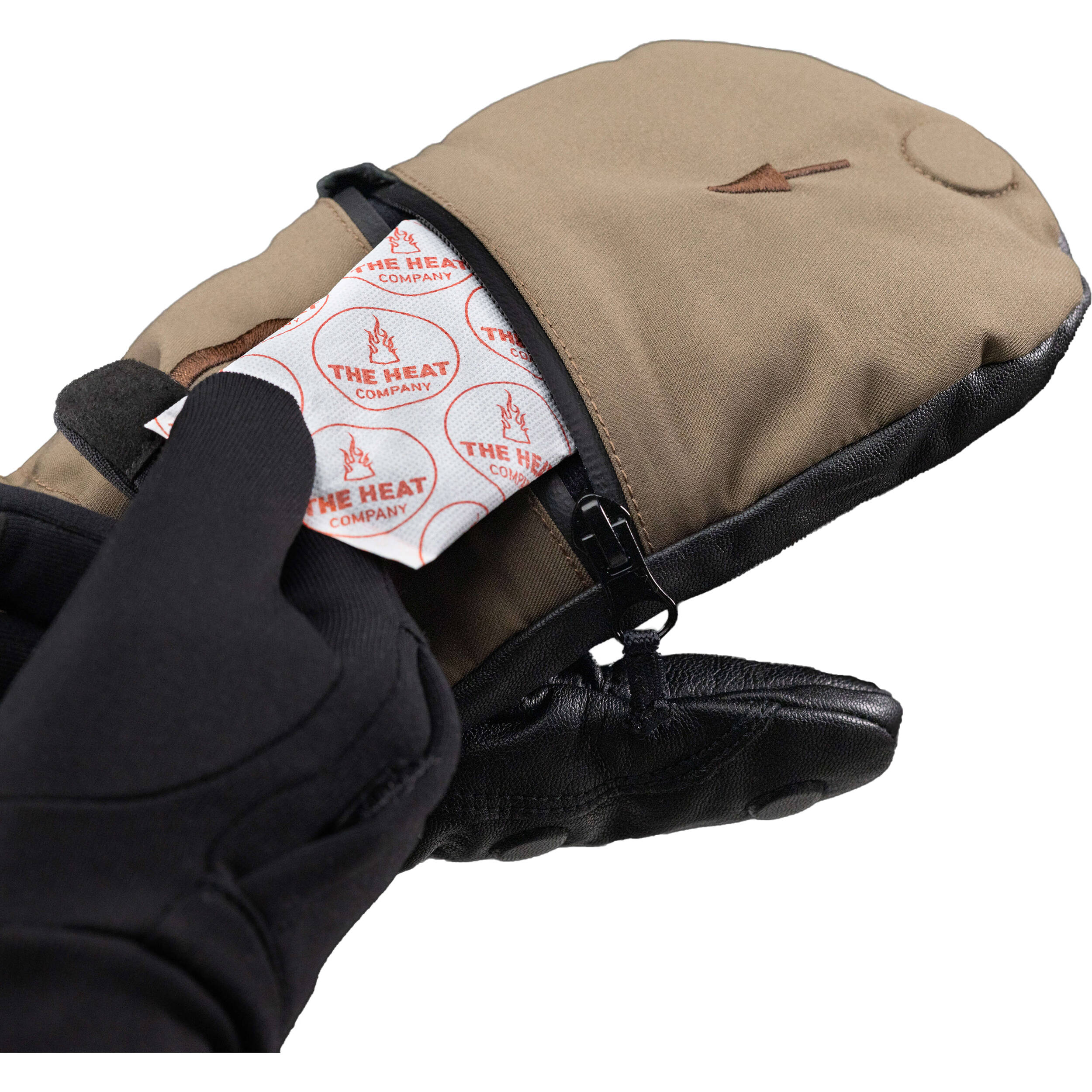 The Heat Company Shell Mittens (Size 6-7, Black) - Image 6