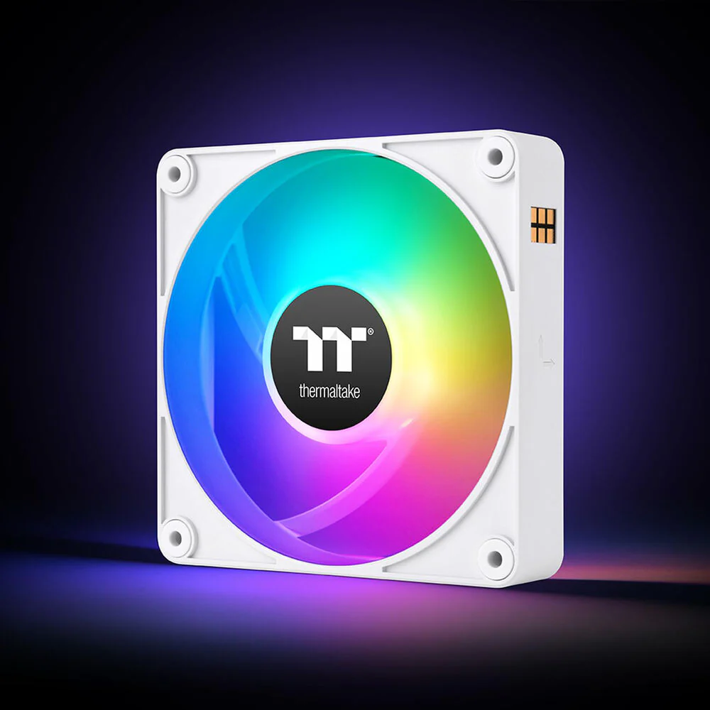 Thermaltake CT120 EX ARGB Sync PC 120mm Cooling Fan (3-Fan Pack, White) - Image 6