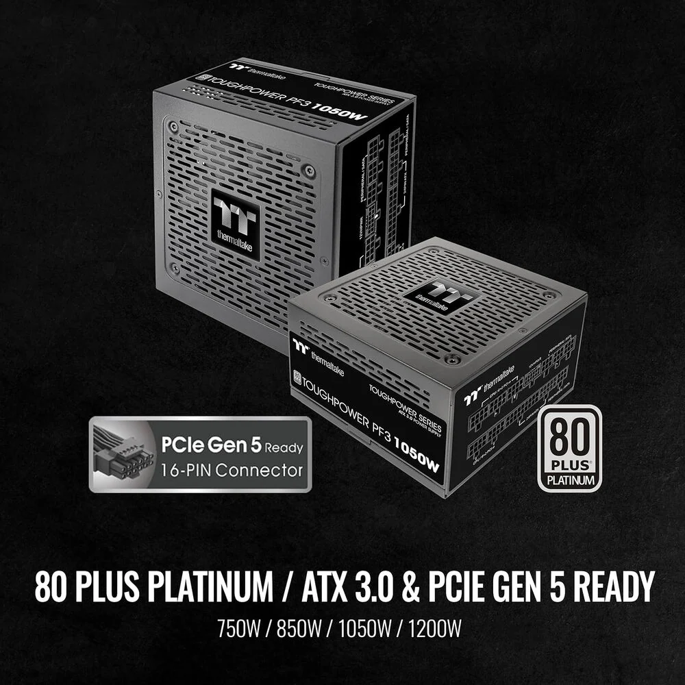 Thermaltake Toughpower PF3 1050W 80 PLUS Platinum Power Supply - Image 3
