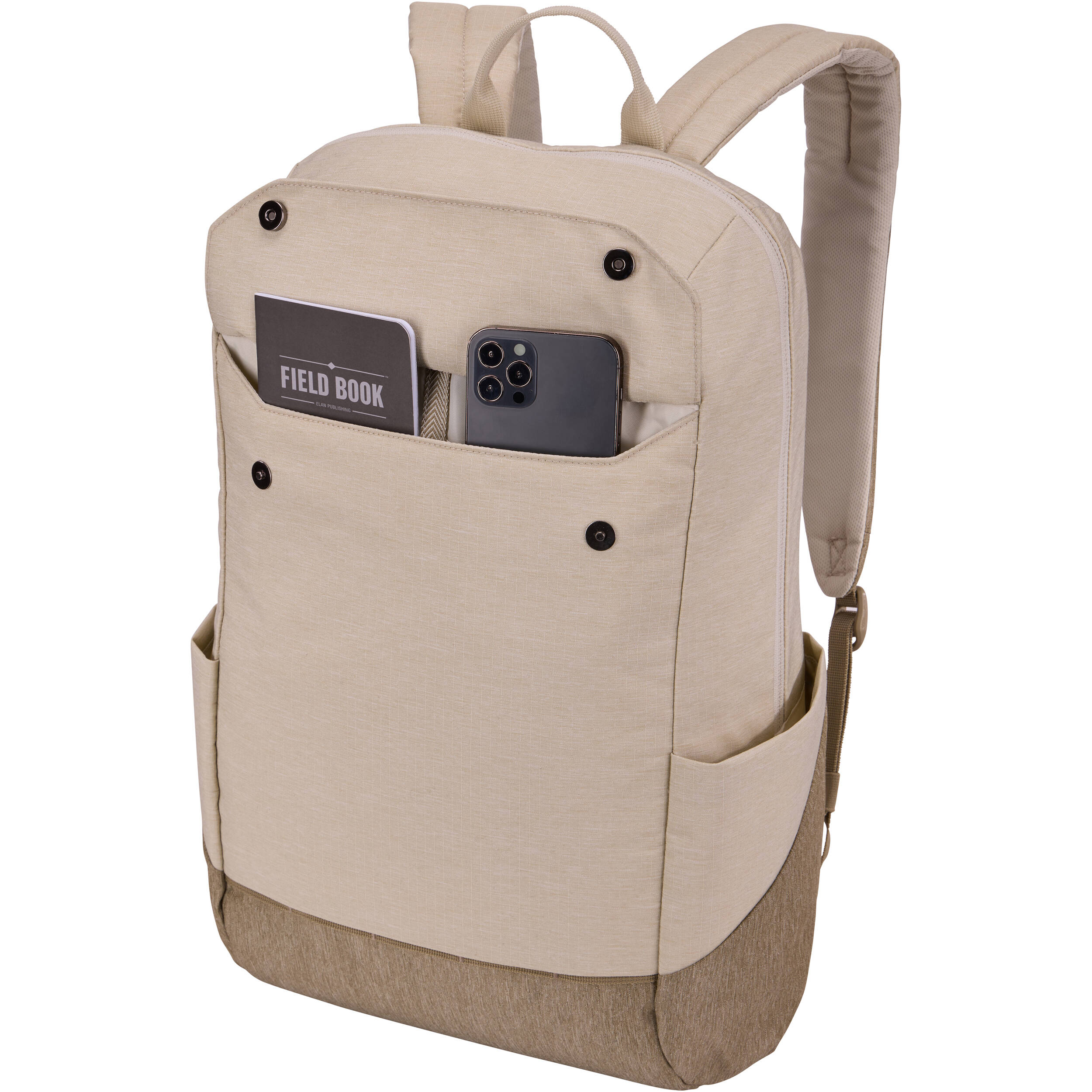 Thule Lithos Backpack (Pelican Gray/Faded Khaki, 20L) - Image 7