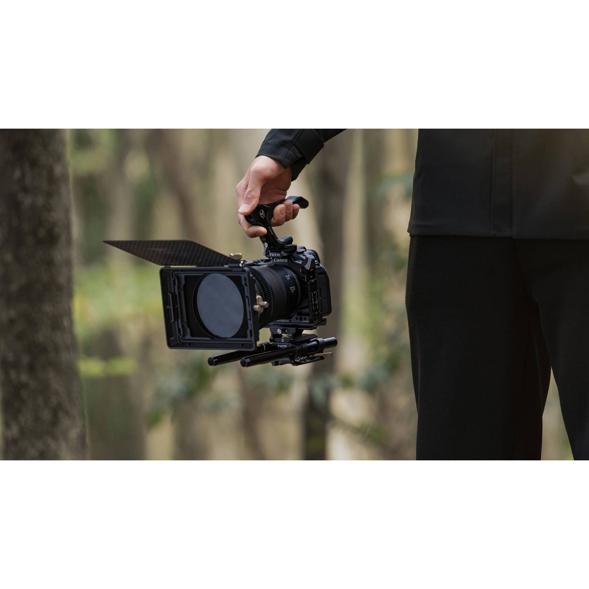 Tilta Half Cage for Canon R6 Mark II (Titanium Gray) - Image 4